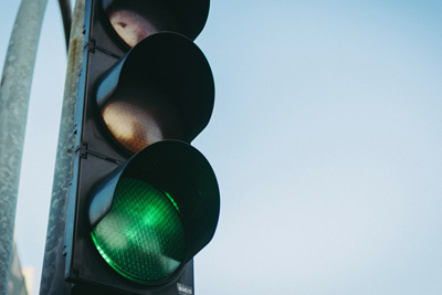 photo of a traffic light